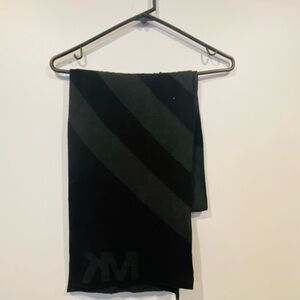 Michael Kors Black and Gray Scarf